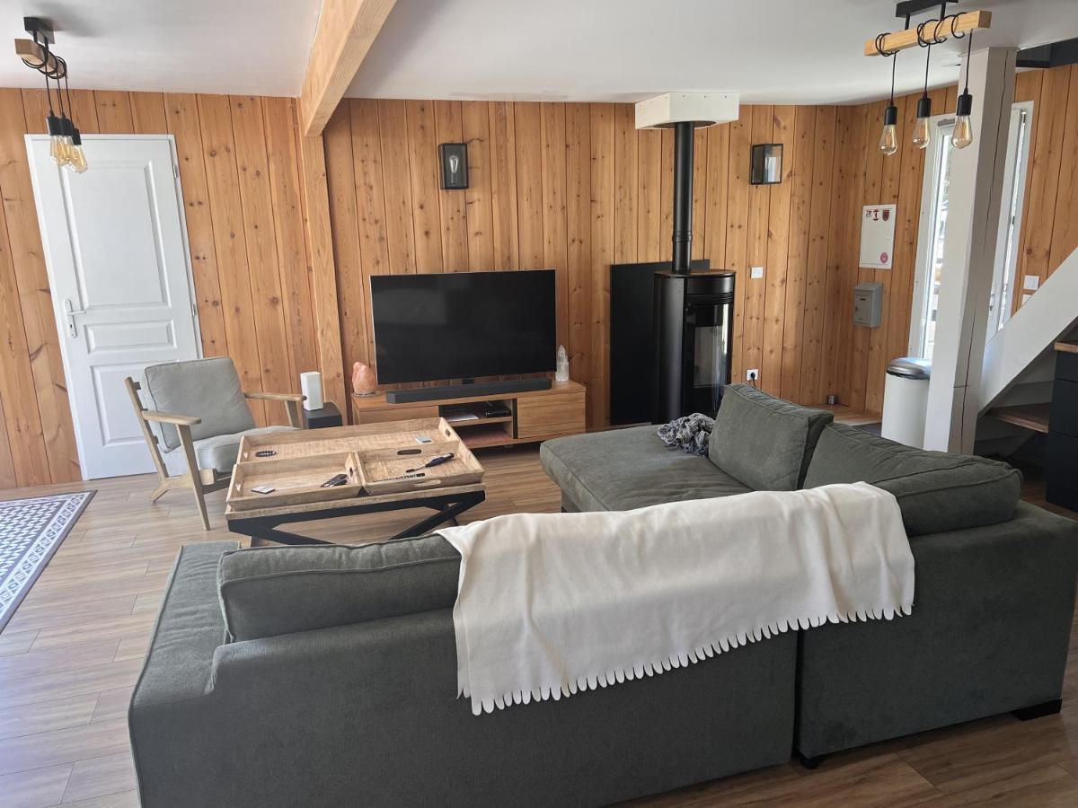 Chalet Du Bonheur - La Jenny Naturist Area Le Porge Exteriör bild
