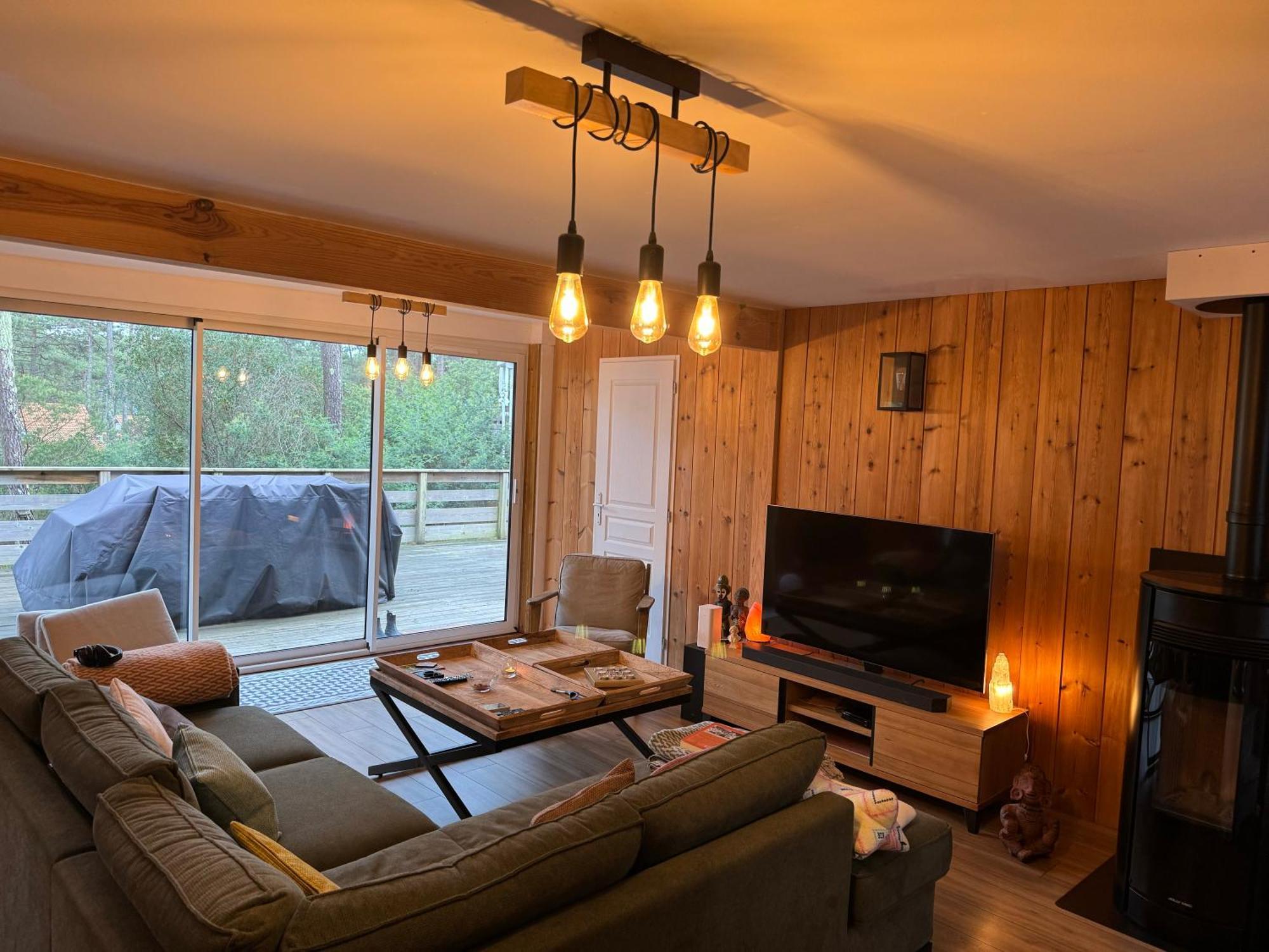 Chalet Du Bonheur - La Jenny Naturist Area Le Porge Exteriör bild